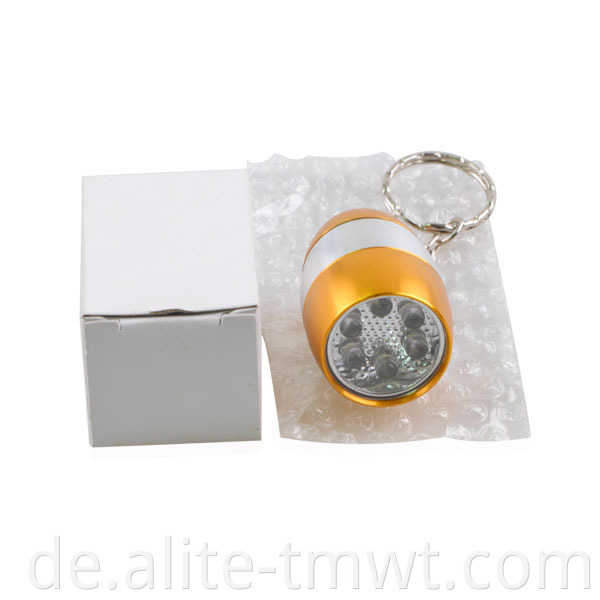 Bester Werbeartikel 6 LED Light Mini Netter Taschenlampe Schlüsselbund